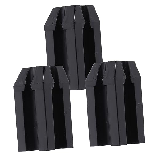 minkissy 4-Sided Eyebrow Pencil Sharpener Makeup Pencil Tool Set Black for Eyeliner