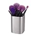 IMEEA Pen Pencil Holder Makeup Brush Holder 1.2mm Thick Heavy Duty SUS304 Brushed Stainless Steel (Silver)