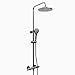Riobel CSTM57C Duo Shower Rail with Type T (Thermostatic) ? External bar, Chrome