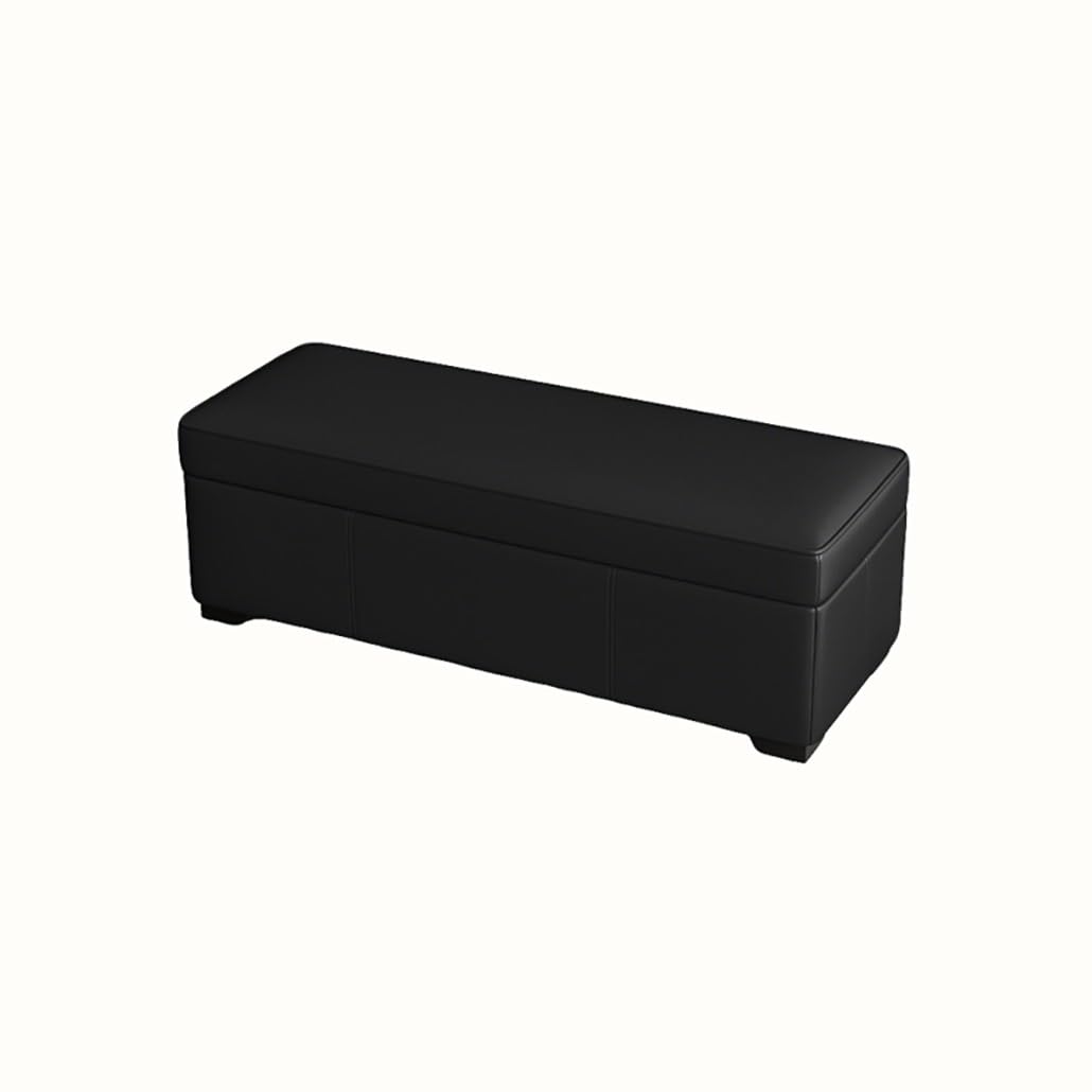 Chambre à coucher moderne avec ce banc ottoman de rangement premium