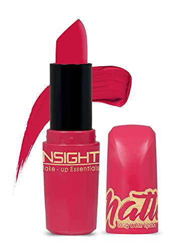 Image of INSIGHT Matte Lipstick | Soft Matte Finish | Highly Pigmented Formula | Ultra Creamy | Intense Color Payoff | Fade-Proof Lipstick | A9 - 4.2g