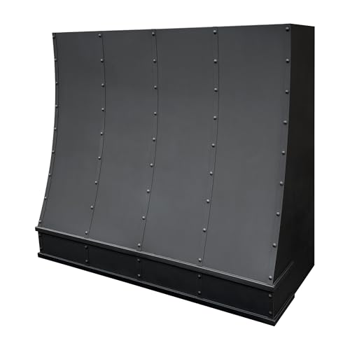 Image of SINDA Copper Range Hood, Handmade with a High CFM Vent Motor, Includes SUS 304 Liner and Baffle Filter, 54 inchW*48 inchH*21''D, Wall Mount, In Stock