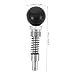 FOYTOKI Pull Pin Spring Knob for Gym Equipment Adjustable Exercise Machine Release Pin Durable Fitness Equipment Knob 4.33 Inch Black Spring Latch for Workout