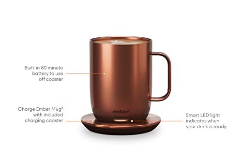 Ember-Temperature-Control-Smart-Mug-2-10-oz-Copper-15-hr-Battery-Life-App-Controlled-Heated-Coffee-Mug