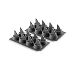 HIC Kitchen Silicone Shark Fin Ice Tray, Non-Stick, Set of 2, Each Tray Makes 8 Shark Fins