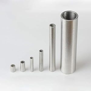 SYBNIKOLF Edelstahl-Hohlrohr 17mm, 500mm Länge