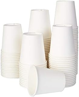 100/200/500/1000 sztuk 200ml biodegradowalnych papierowych kubków, kubki do picia, kubki papierowe kubki kompostowalne i biodegradowalne I białe, kubki jednorazowe