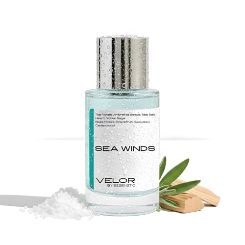 Image of Eau De Parfum for Woman & Man | Long Lasting Fresh & Clean Marine Fragrance | Premium Luxury Perfume | Everyday Use Scent | Ideal Gift for Him & Her - 30ml (Sea Winds)