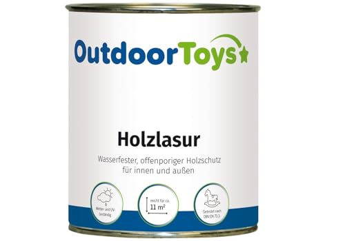 OutdoorToys Holzlasur 0,75l Natur - Zubehör für Spieltürme und Spielhäuser