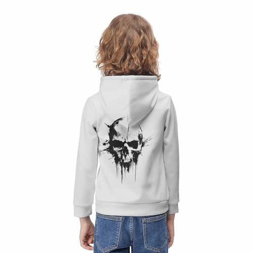 Sweat crâne 13-15 ans coloré en impression 3D, le cadeau stylé pour adolescent - 4