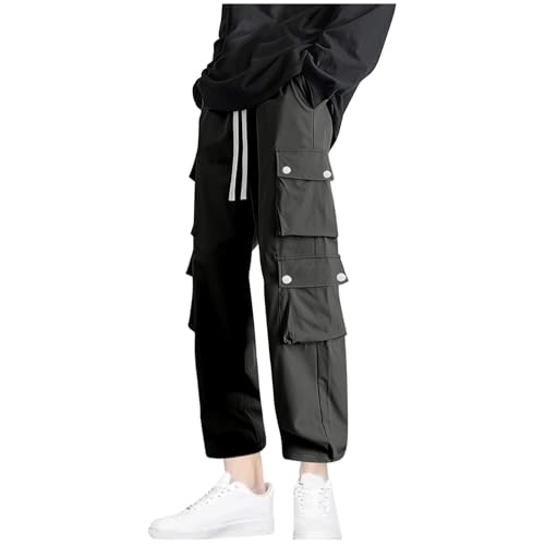 Mens Straight Leg Long Leg Loose Fit Pants for Man Work Cargo Stretch Summer Fall 2025 Fashion Y2K