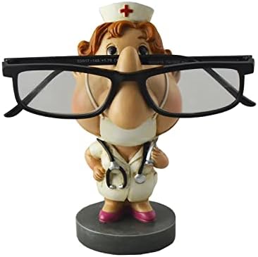 Nurse Wearing White Uniform Eyeglass Holder Stand image 4
