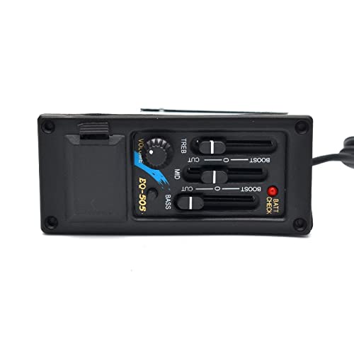TSTS 3 Banda Ha Lasciato La Mano Sinistra della Chitarra Eq. Pickup del Preamplificatore Piezo per La Chitarra Acustica Preamplificatore Chitarra Acustica
