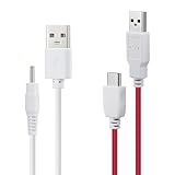 3 Feet Charger Cord for Kids Tablet Nabi DreamTab, 2S, Nabi Jr, Jr. S, XD, Elev-8 - White