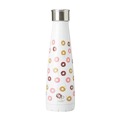 S'well 15 oz Frosted S'ip Insulated, Double-Walled Stainless Steel Water Bottle, 15oz