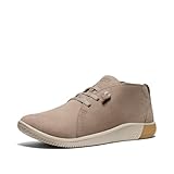 KEEN KNX Mid Top - Botas chukka de piel flexibles y cómodas para mujer, Brindle/Plaza Taupe, 7