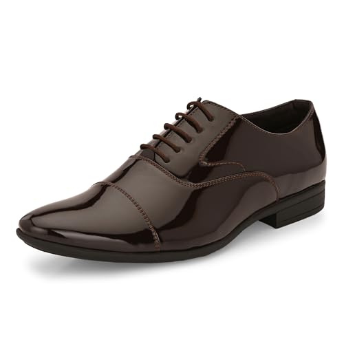 Image of Centrino Men's Formal Shoes |Premium Craftsmanship & Durable Build |Stylish & Elegant Design | Lace-Up Design with Cushioned Insole for Comfort |Craftsmanship for All-Day Elegance (9746)