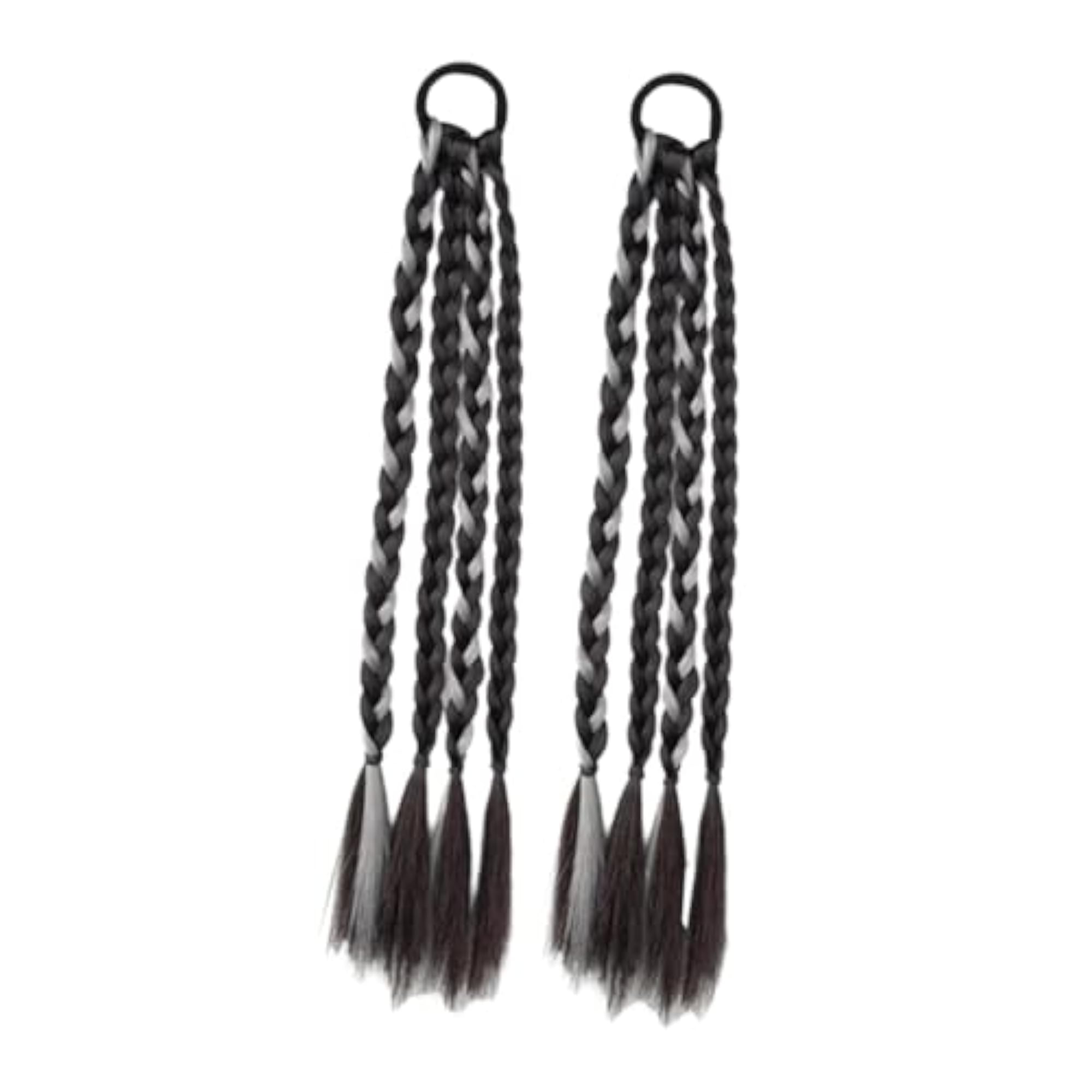 Braids Extensions for Holiday Performance, Grey