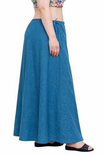 Image of CITIX Pure Cotton Petticoat for Woman Saree | Adujastable Drawstring Waist