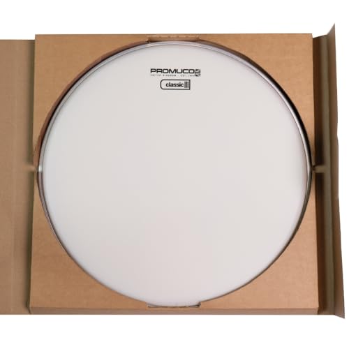 Peau de tambour blanc 40,6 cm sol chaud doux classique