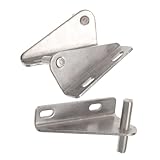 Alipis 3 piezas Bisagras de Acero Inoxidable para Puertas de Frigorífico Comercial y Congelador Kit para Refrigeradores Industriales y Frigoríficos Diseño con Rodamiento para Apertura y