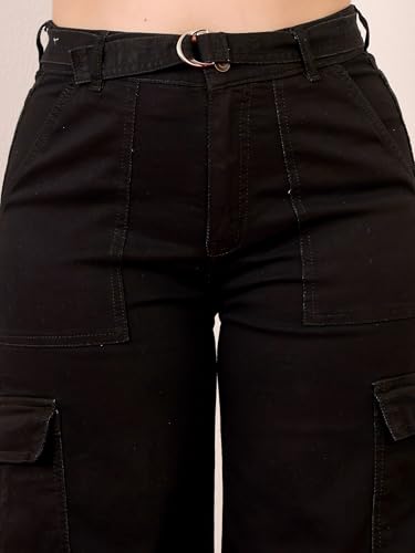 Image of Miss Chase A+ Women's Bootcut High Rise Regular-Length Stretchable Denim Shaping Jeans