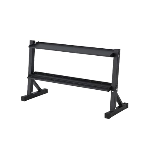 RUNFREELY 48' Kettlebell Storage Rack, 2-Tier Dumbbell and Kettlebell Rack for Home Gym, 1000LBS...