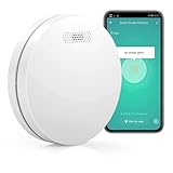 Intelligenter WiFi-Rauchmelder mit 10 Jahre Batterie - Tuya- und Smartlife-App - entspricht EU-Standards