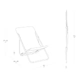 Lafuma Mobilier Leżak, Aluminium, Normalny
