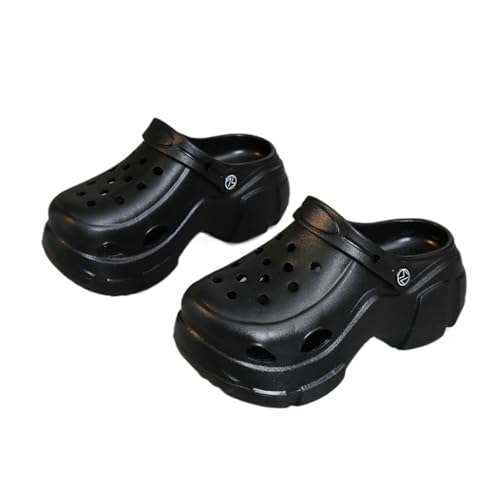 2025 Women's Two-in-One Thick Sole Slides - Soft Platform Slippers with Adjustable Backstrap for Indoor/Outdoor Use | Non-Slip Comfortable Summer Shoes