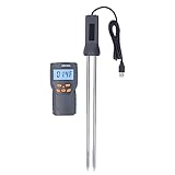 Badafaci Meter, Portable Water Content Analyzer with LCD Display and Speaker, for Wheat Maize Rice Peanuts Soybeans and 14 Types