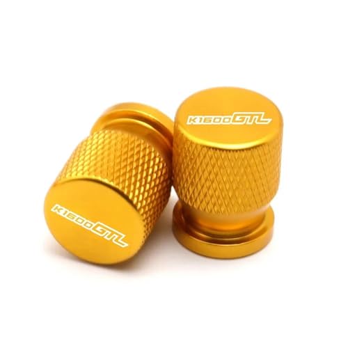 Bouchons de valve pneu moto jaunes pour BMW K1600GTL 2011-2023