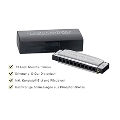 Classic Cantabile AHB-250 Alabama Blues Harmonica en Ré majeur - Les Beatles, Paul McCartney, John Lennon, RIngo Starr, George Harrison Classic Cantabile AHB-250 Alabama Blues Harmonica en Ré majeur – Image 2