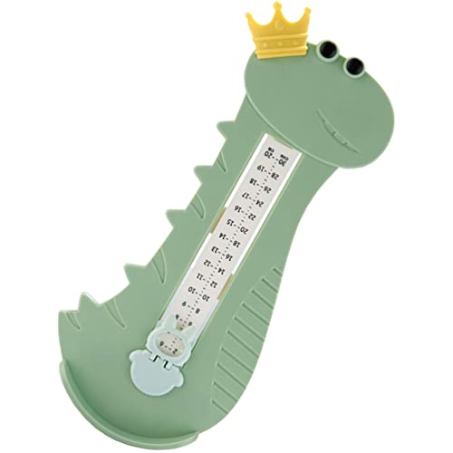 Kisangel Shoe Sizer Measuring Devices Kids Foot Measurement Device Shoe Feet Measuring Ruler For Boys Girls Light Green Dinosaur Design #TOP25