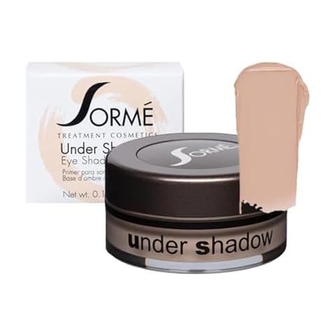 Sorme Treatment Cosmetics Under Shadow Primer (0.18 oz) | Neutralizing Eyelid Primer for Crease-Proof Eye Makeup | Hydrating Cream Eyeshadow Primer | Cruelty-Free Eyeshadow Base and Under Eye Primer Cover