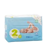 Pack de 2 Pack de 2 pañales para bebé, tamaño 2 (3-6 kg)