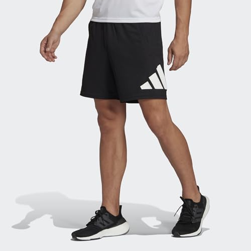 Image of adidas Tr-ES Logo Sho Men Black Training Shorts Size -