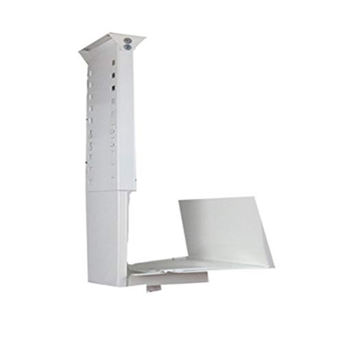 CPU Debajo del Escritorio Soporte Ajustable de Bracke Equipo de Torre Pared y bajo mesada, Alto y Ancho Ajustable for Ministerio Debajo del Escritorio Accesorios for el Ordenador (Blanco)