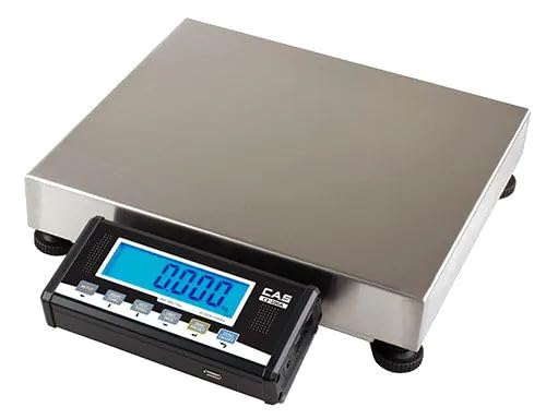 Báscula CAS GW-30 con bandeja acero inoxidable 30 lb miniatura 3