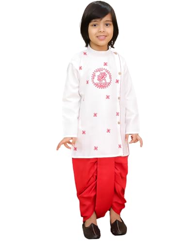 Image of BownBee Kids Ethnic Wear Dhoti Kurta Set | Traditional Festive Clothing for Children | Indian Wedding & Celebration Wear | Comfortable Fit