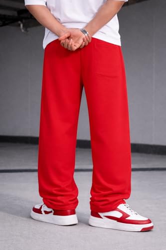 Image of Rockwell Men's Baggy Sweatpants | Cotton Terry Relaxed Fit Joggers for Men | Oversized Streetwear Track Pants | Casual Gym & Everyday Wear| 027