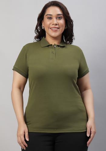 Image of Wear Your Opinion Womens Plus Size Polo Collar Neck T-Shirt Top