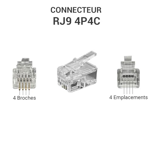 Waytex RJ9-Anschluss, 100 Stück