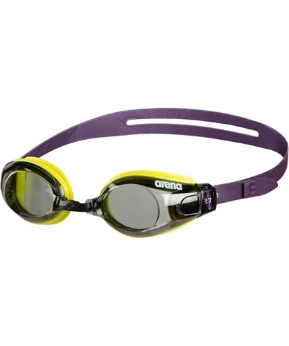 ARENA Zoom X-Fit Schwimmbrille für Erwachsene, Unisex-Schwimmbrille mit Breiten Linsen, UV-Schutz, Verstellbarer Nasensteg, Silikondichtungen, Linsen mit Anti-Beschlag-Beschichtung