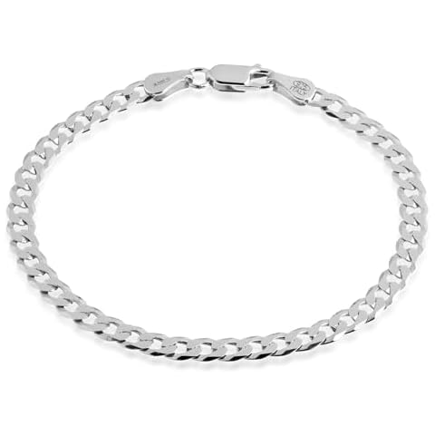 QUADRI 925 Sterling Silver Cuban Link Bracelet Cover