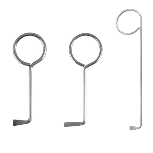 3 Stück Universal Dietrich Set zum Öffnen der Tür, Tragbares Türöffnungswerkzeug aus Edelstahl, Buntbartschlüssel Lock Picking Tool Set, Profi Öffnungs Werkzeug Dietrich Schlüssel