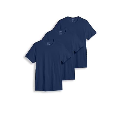 Image of Jockey Classic Crew Neck Undershirt- 3 Pack - 100% Cotton T-Shirts for Men