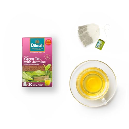 Dilmah Tag Tea bags Ceylon Green Tea With Jasmine 20 bags (40g)