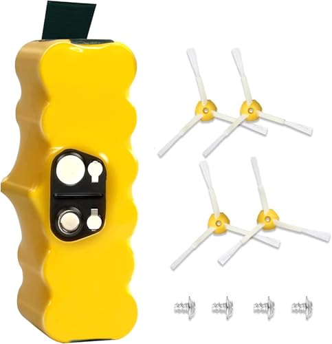 14,4V 5000mAh Batería para iRobot Roomba, Powtree NiMH Batería de Repuesto para Roomba R3 500 600 800 Series 510...