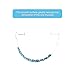 Brackets Falsos Para Dientes,Braces Kit with Brackets & Wire Perfect for Dental Students & Orthodontic Practice,Brackets Para Dientes for Dental Students to Practice,Light Blue